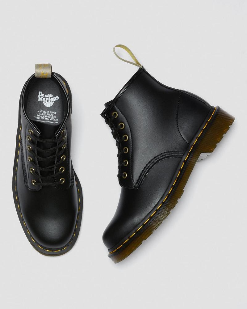 Men's Dr Martens Vegan 101 Felix Ankle Boots Black | AU 455MQZ